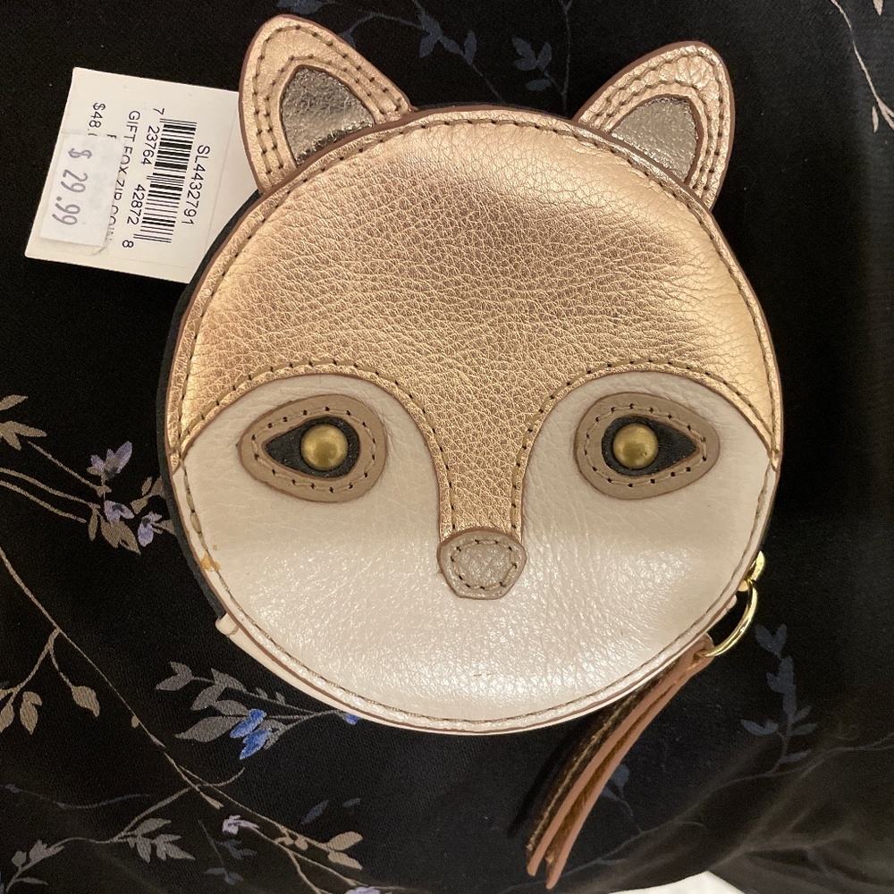 Fossil Fox Coin Purse